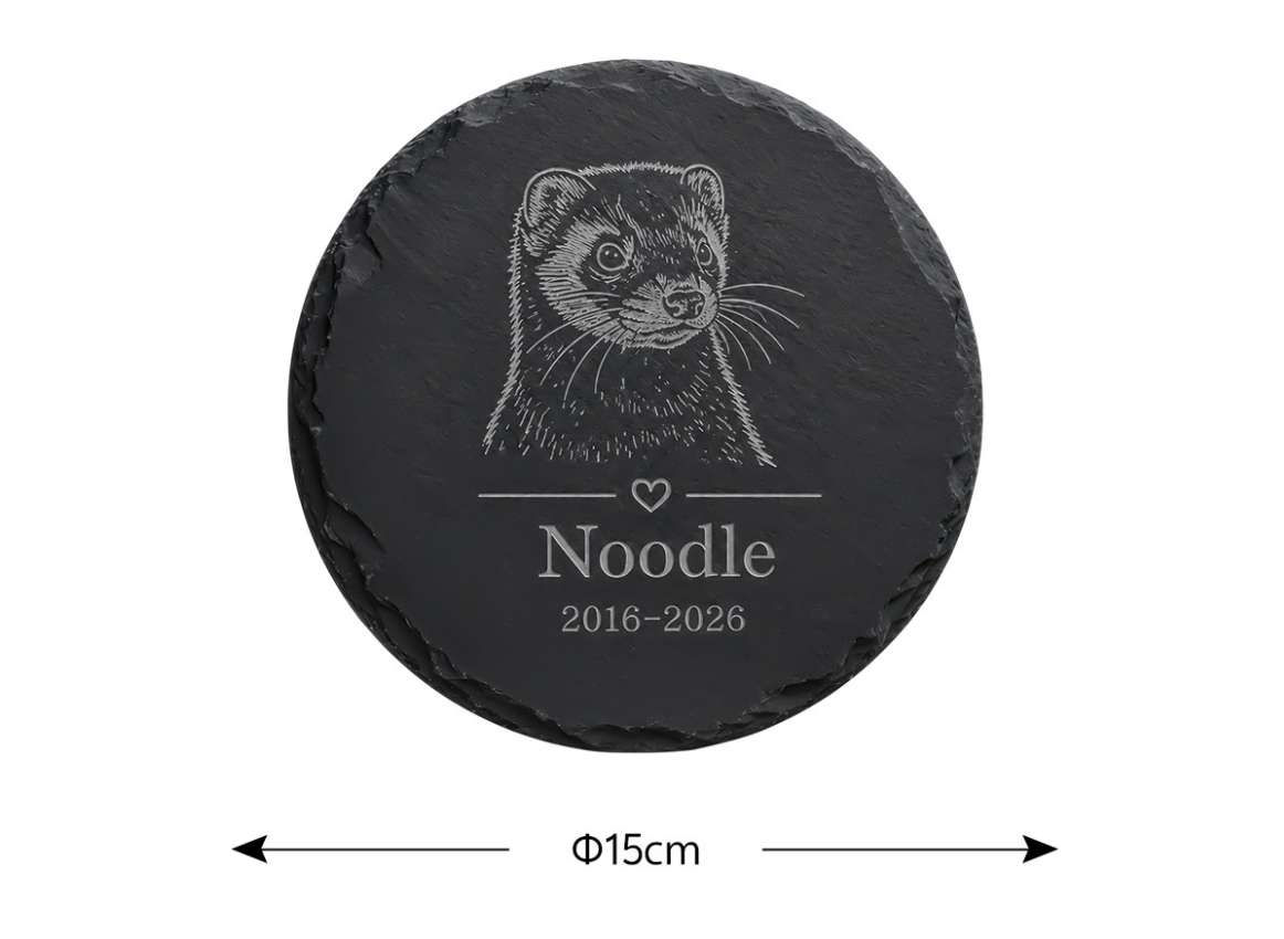 Personalised Pet Memorial Garden Stone with Stake | Australia