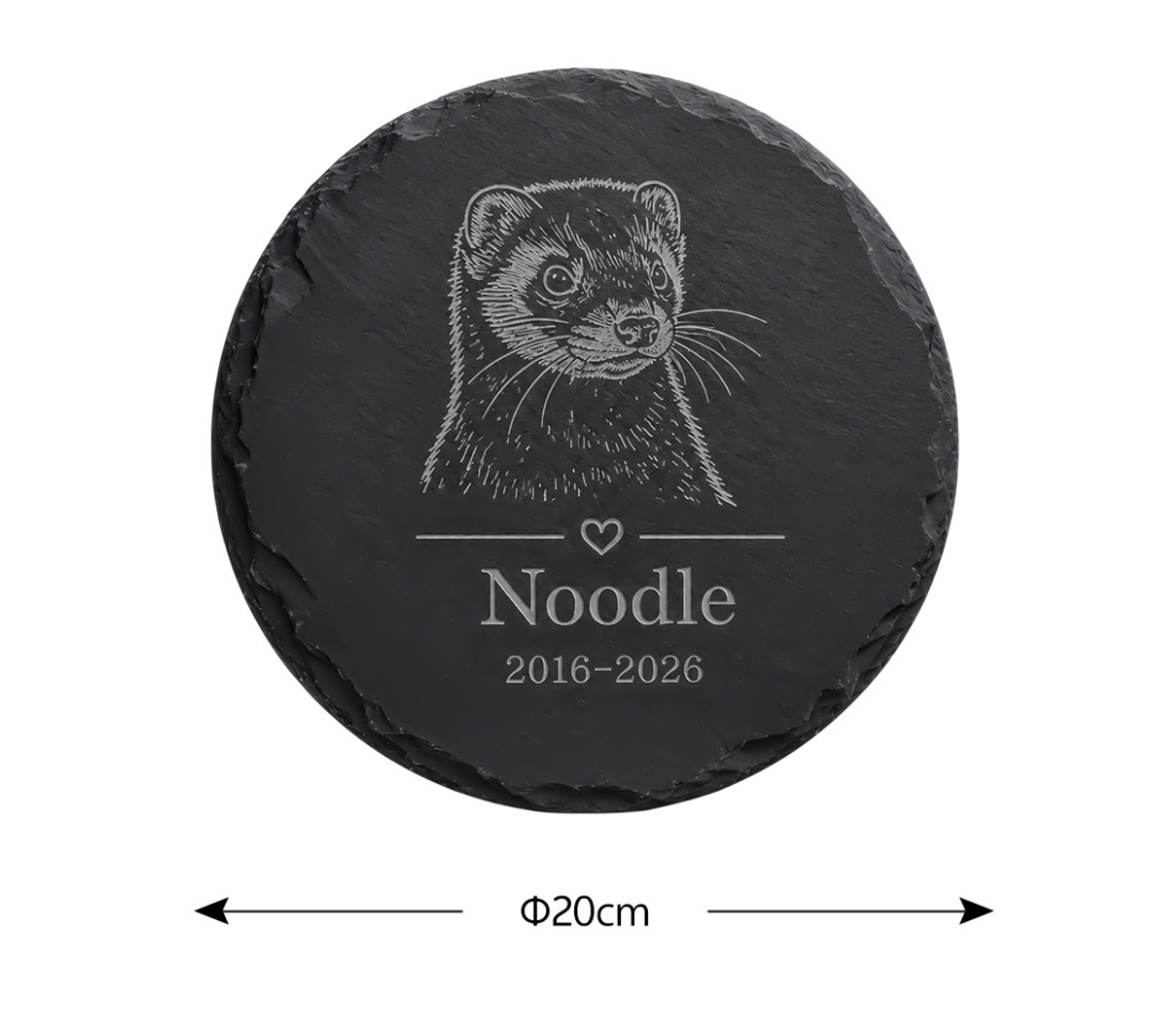 Personalised Pet Memorial Garden Stone with Stake | Australia