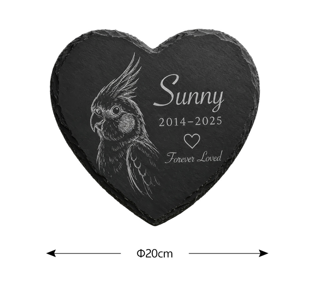 Personalised Pet Memorial Garden Stone with Stake | Australia