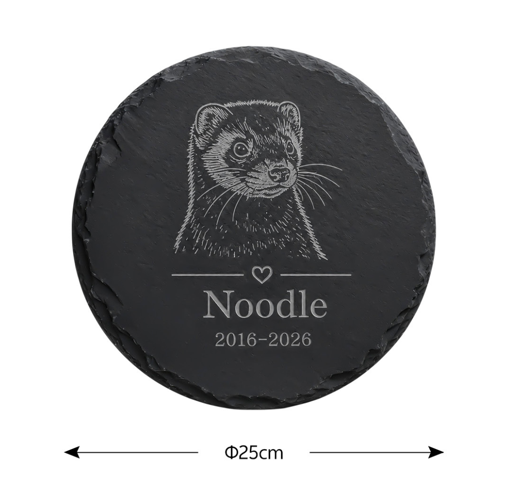 Personalised Pet Memorial Garden Stone with Stake | Australia