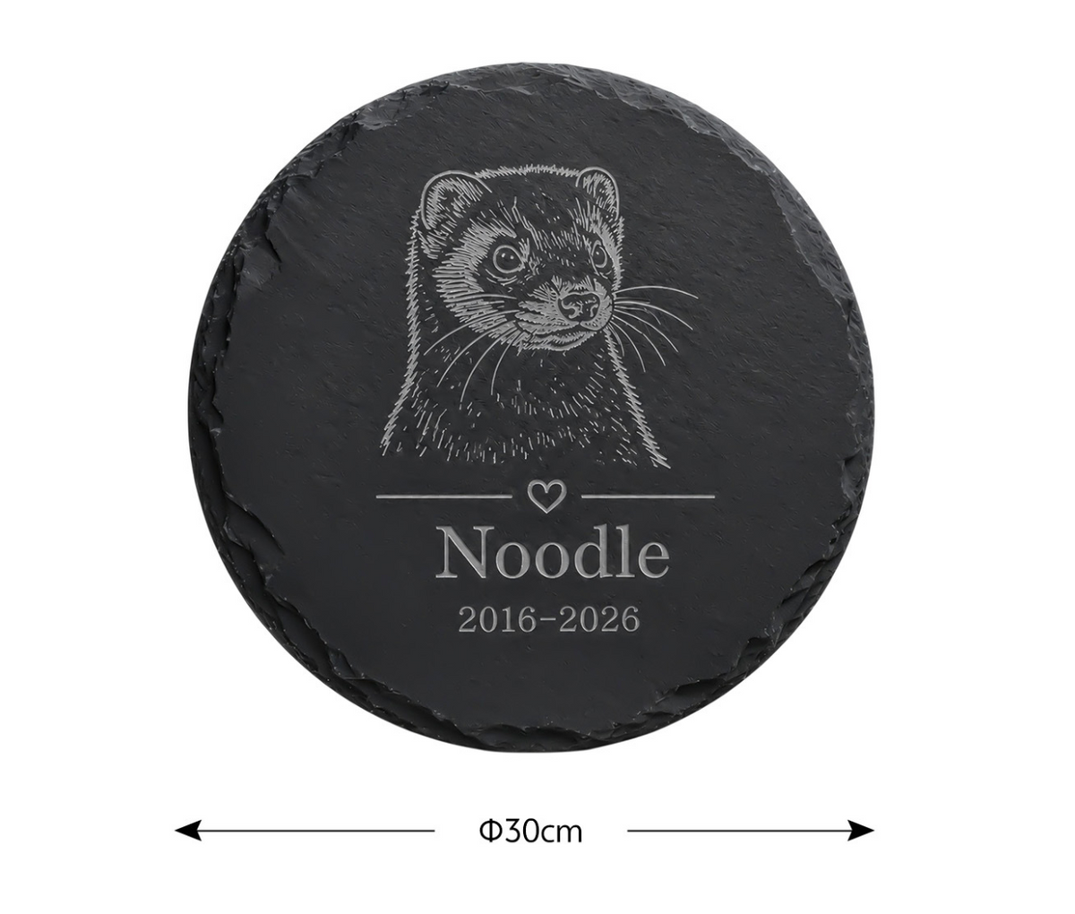 Personalised Pet Memorial Garden Stone with Stake | Australia