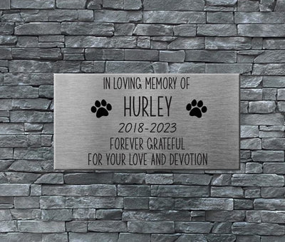 PersonalisedEngravedCatPetMemorialPlaque_NaturalSlateCatHeadGraveMarker_OutdoorGardenCatHeadstone_PetLossTributeGift