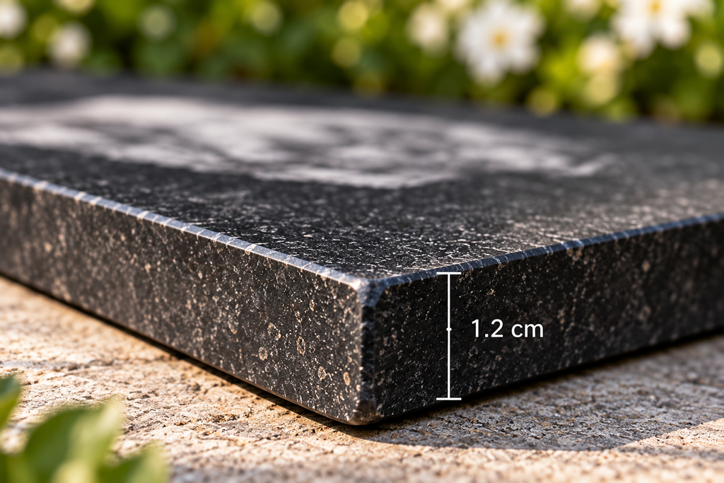 Personalised Pet Memorial Stone – Custom Dog & Cat Grave Marker with Photo 1.2cm