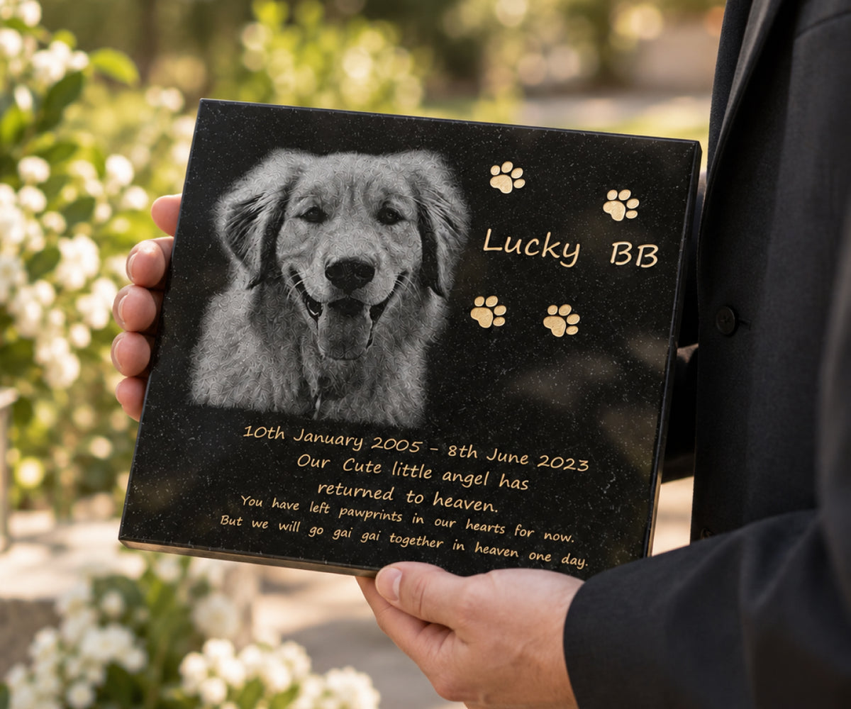 Personalised_Square_Pet_Memorial_Stone_Custom_Dog_Cat_Photo_Tribute_30_30_cm_1 front